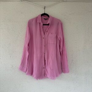 NATURAL LIFE Pink Long Sleeve Top